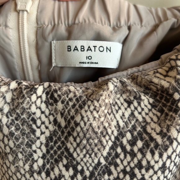 Aritzia Babaton Altamiro Strapless Wide Leg Jumpsuit Size 10 - Picture 5 of 14